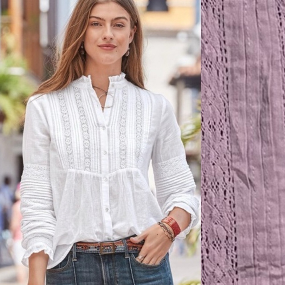 Sundance Sz Sm Lilac Luella Victorian Top